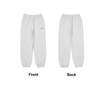 (ONE) LE SSERAFIM Sweatpants (Melange Grey)