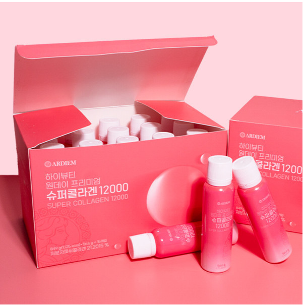 سيت _  هاي بيوتي كولاجين قوه12000  سعه 50 مل صندوق 30 قطعه | (SET)"Ardiem  - High Beauty One Day Premium Super Collagen 12000 50ml 30 pieces, 1 piece