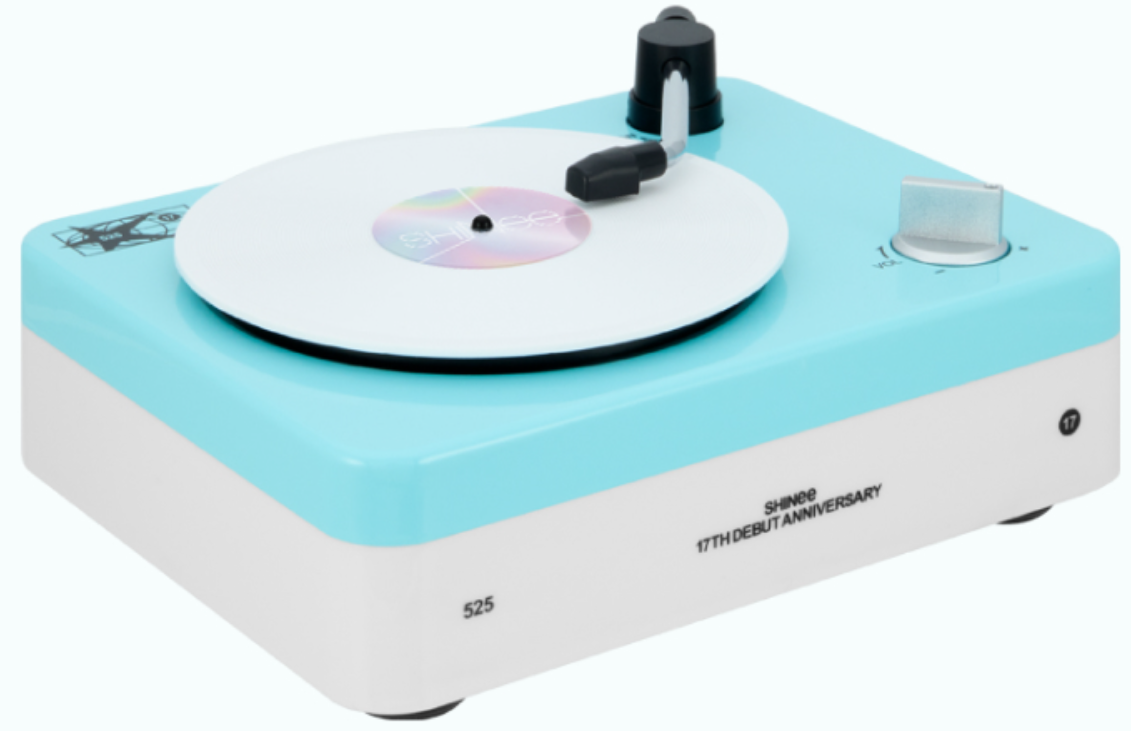 (SET) shinee- TURNTABLE BLUETOOTH SPEAKER SET (PRE-ORDER] 17TH ANNIVERSARY