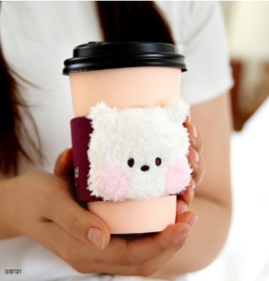 (SET) BT21 minini cup holder - Ku