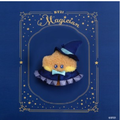 (ONE) BT21 - Minini Plush Keychain [Wizard S]