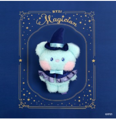 (ONE) BT21 - Minini Plush Keychain [Wizard S]