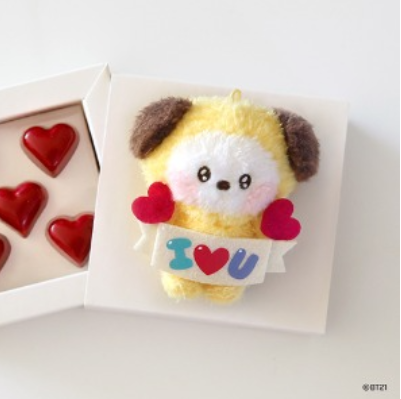 (ONE) BT21 - Doll Keychain [I Love You]