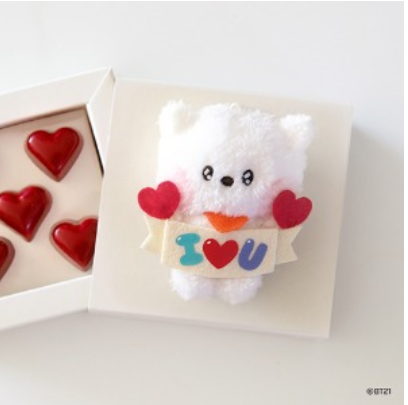 (ONE) BT21 - Doll Keychain [I Love You]