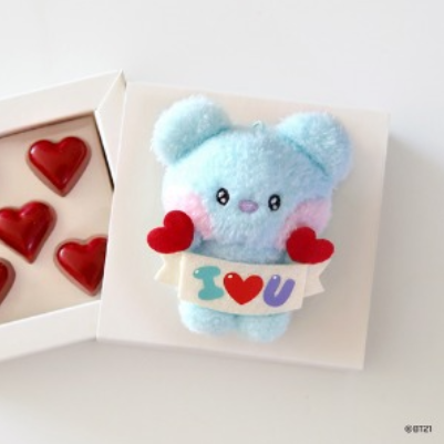 (ONE) BT21 - Doll Keychain [I Love You]