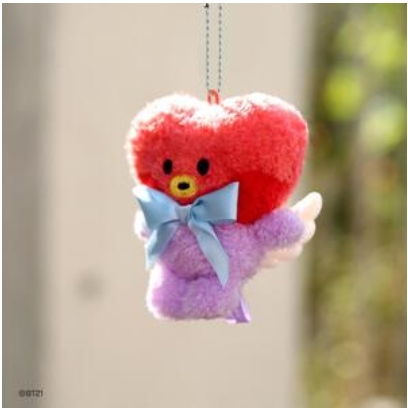 (ONE) BT21 - minini doll keychain [Angel]