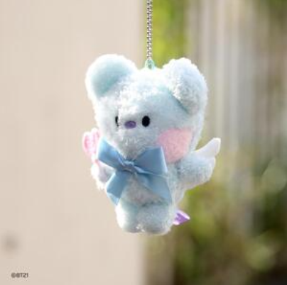 (ONE) BT21 - minini doll keychain [Angel]