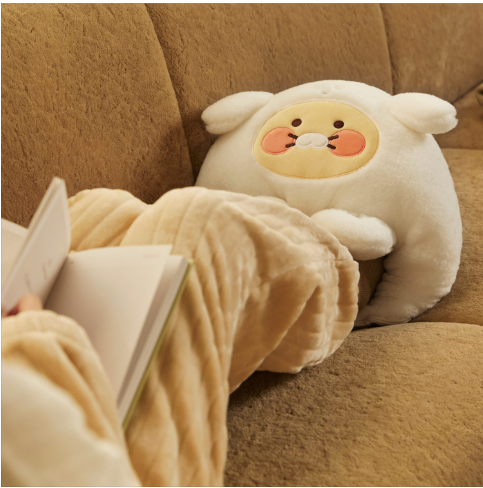 (ONE) KAKAO FRIENDS - Fluffy Friends hot water compress foot warmer_Chunsik
