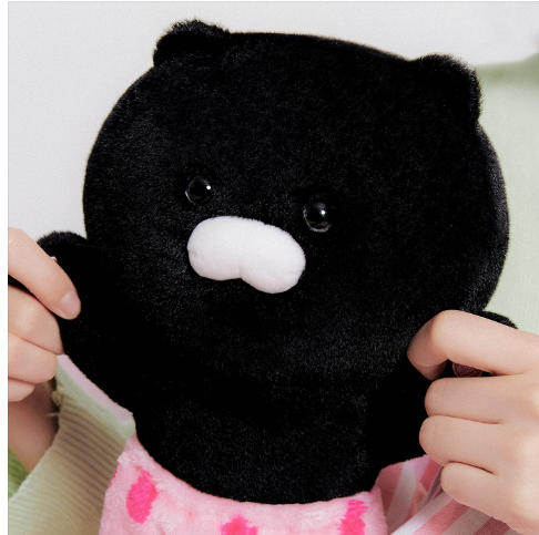 (ONE) KAKAO FRIENDS - Black Chun Sleeping Pants Baby Pillow_Chun Sik
