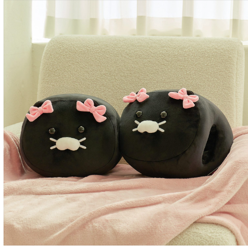 (ONE) KAKAO FRIENDS - Blackchun hand warmer cushion