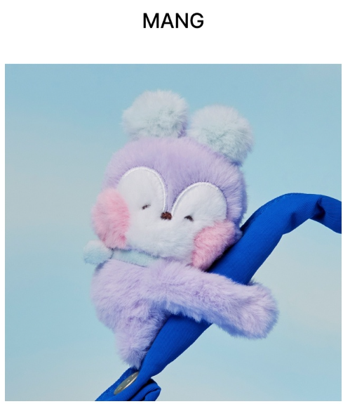 (ONE) BT21 - mini minini Magnet Plush Keyring Hug Me