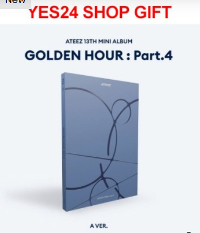 (ONE)  ATEEZ - 13th Mini Album - GOLDEN HOUR : Part.4 (Z Ver.) CD [Yes24 Shop Gift]