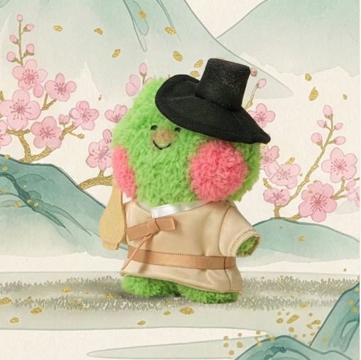 (ONE) Line Friends - Brown Grim Reaper Doll Keyring