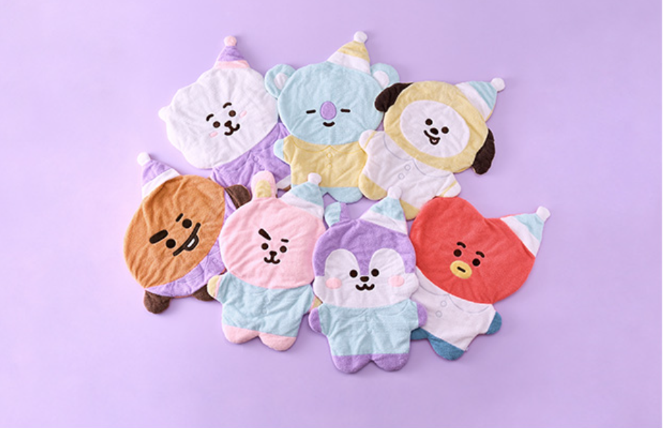 (ONE) "BT21 -  New Basic Sweet Dream Knee Blanket"