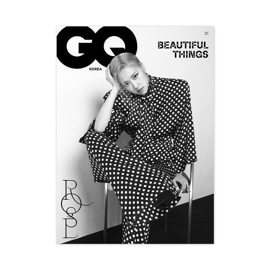 (ONE) BLACKPINK - GQ May 2023 (Rosé) - Type A + POSTER