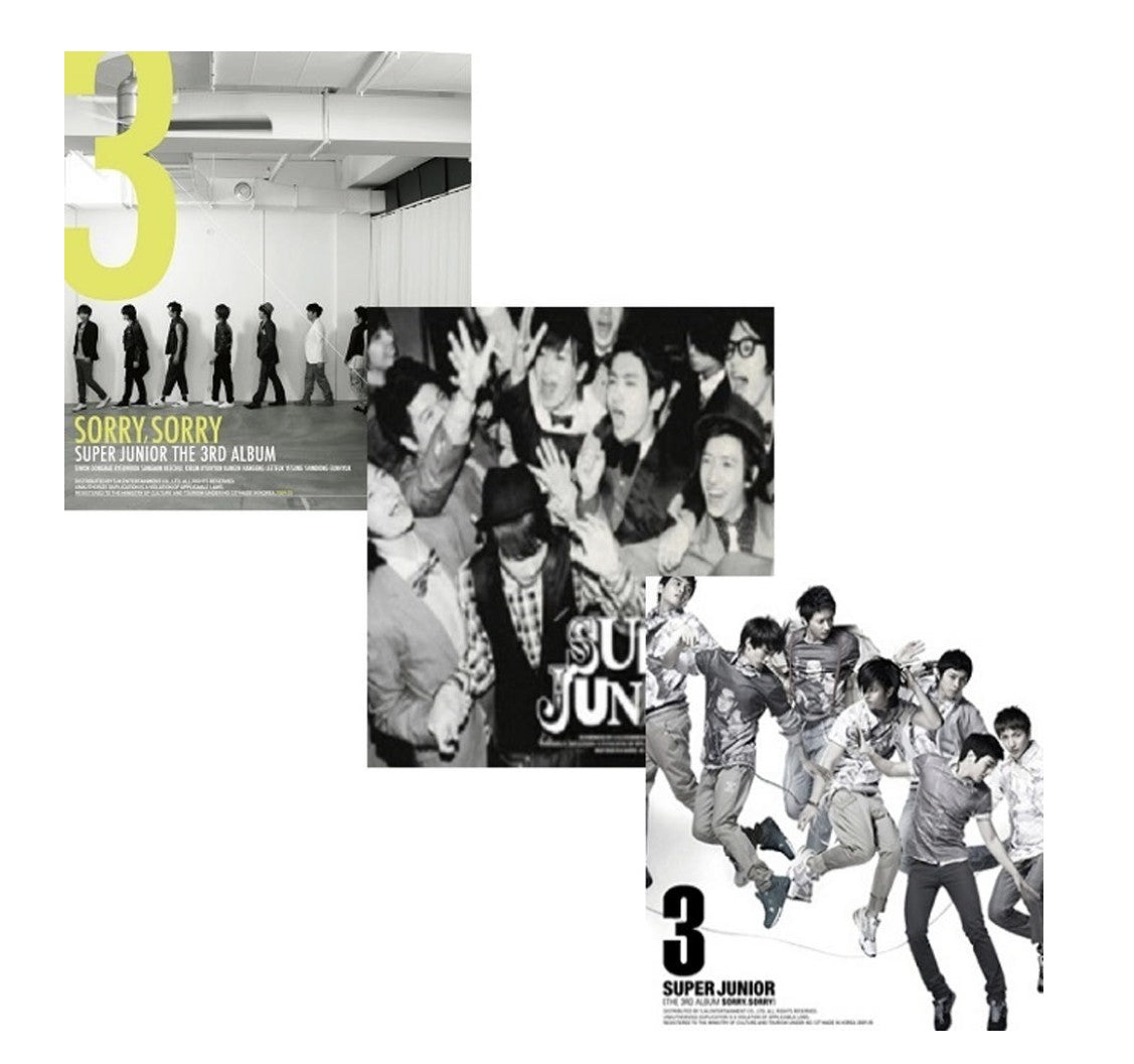 [Super Junior|سوبر جونير] (One) Super Junior - Sorry, Sorry (3rd Album) | سوبر جونير - سوري سوري (الألبوم الثالث)