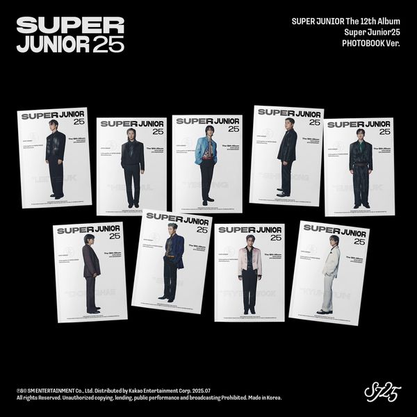 [Super Junior|سوبر جونير] (One) SUPER JUNIOR - 12th Album [Super Junior25] (PHOTO BOOK Ver.) (Random Ver.) | سوبر جونيور - الألبوم الثاني عشر [سوبر جونيور25] (نسخة كتاب الصور) (نسخة عشوائية)
