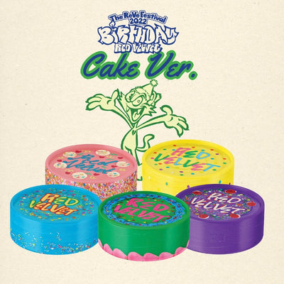 [Red Velvet|ريد فيلفيت] {Kpop} (ONE) Red Velvet - The mini Album - ‘The ReVe Festival 2022 - Birthday’ (Cake Ver.) (Random cover ver.) (Limited Edition)