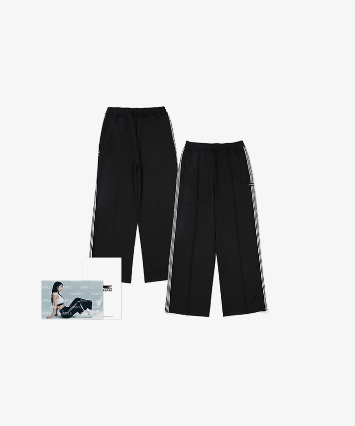 (ONE) LE SSERAFIM Track Pants (Black)