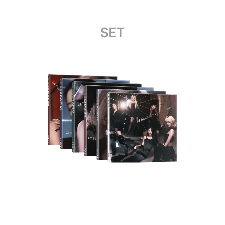 (SET) LE SSERAFIM 5th Mini Album 'HOT' (COMPACT ver.) (Set) PRE ORDER