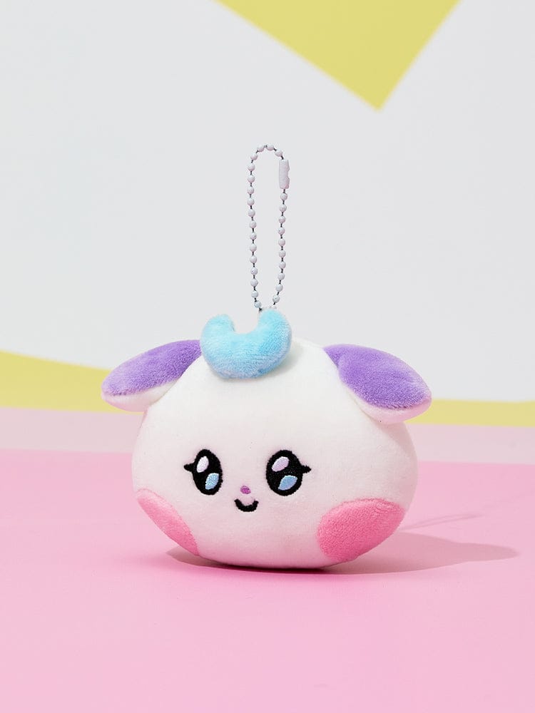 (One) ATEEZ MIGHTEEZ - Face Plush Keyring | أتيز مايتيز - كيرينج دمية الوجه بلاش