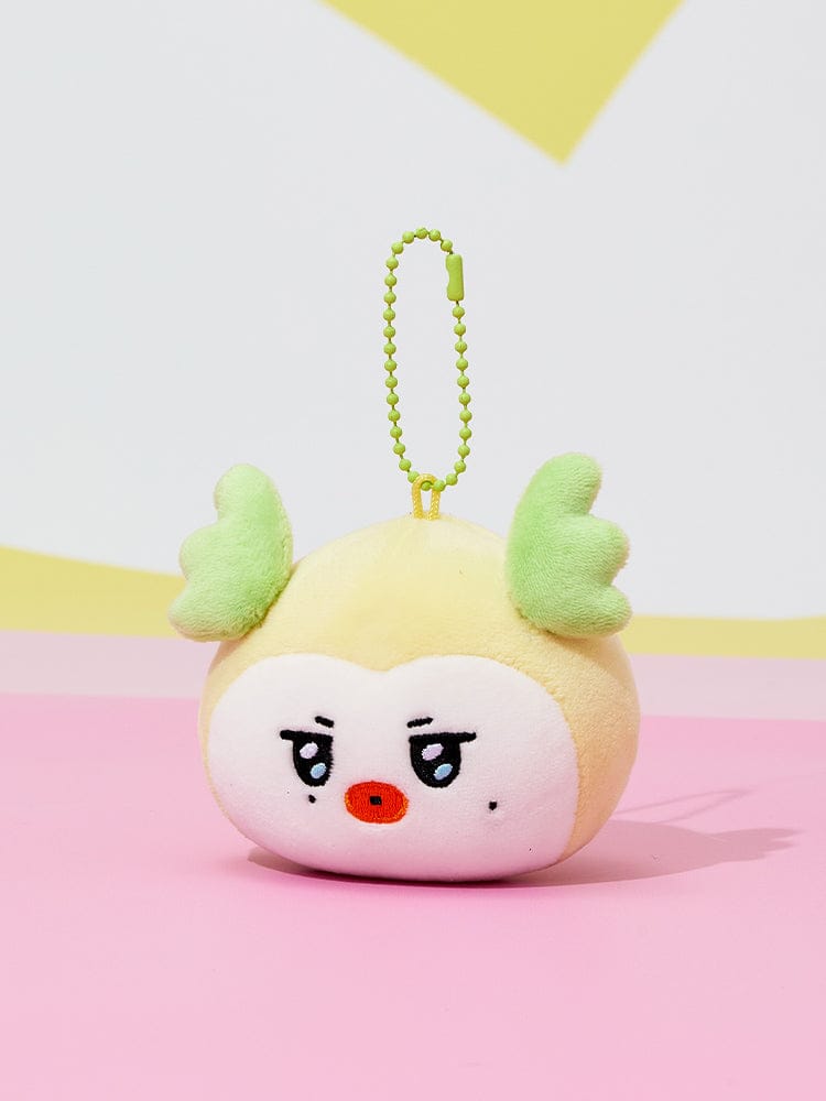 (One) ATEEZ MIGHTEEZ - Face Plush Keyring | أتيز مايتيز - كيرينج دمية الوجه بلاش