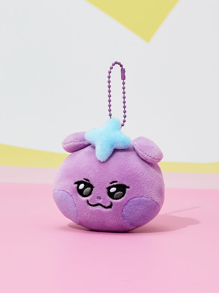 (One) ATEEZ MIGHTEEZ - Face Plush Keyring | أتيز مايتيز - كيرينج دمية الوجه بلاش