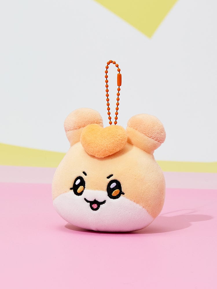 (One) ATEEZ MIGHTEEZ - Face Plush Keyring | أتيز مايتيز - كيرينج دمية الوجه بلاش