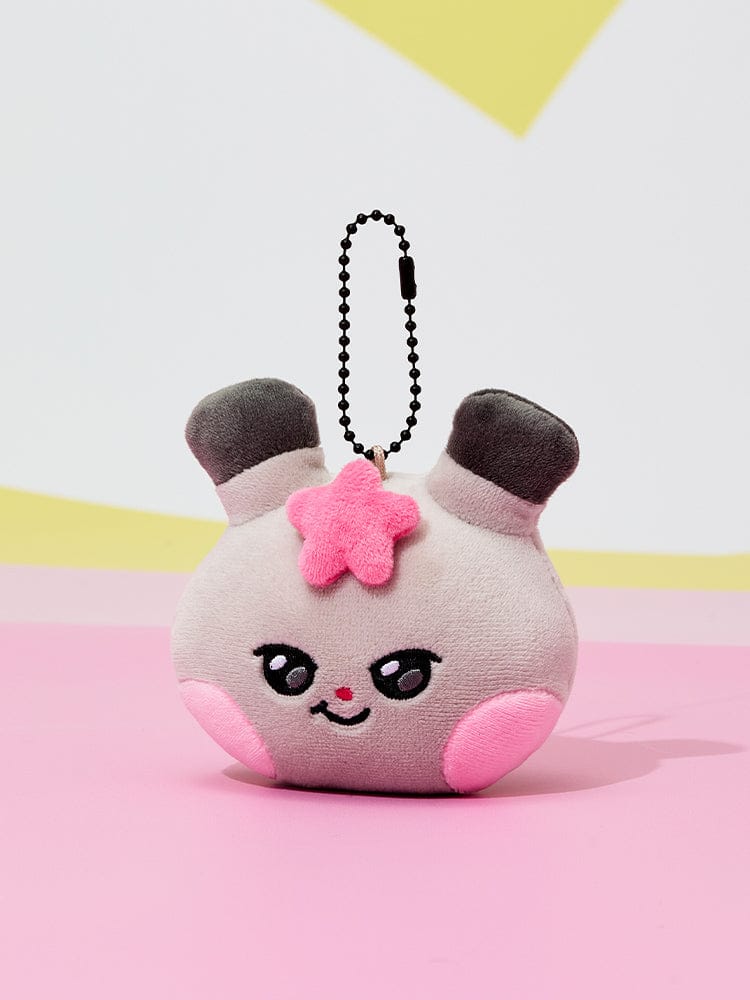 (One) ATEEZ MIGHTEEZ - Face Plush Keyring | أتيز مايتيز - كيرينج دمية الوجه بلاش