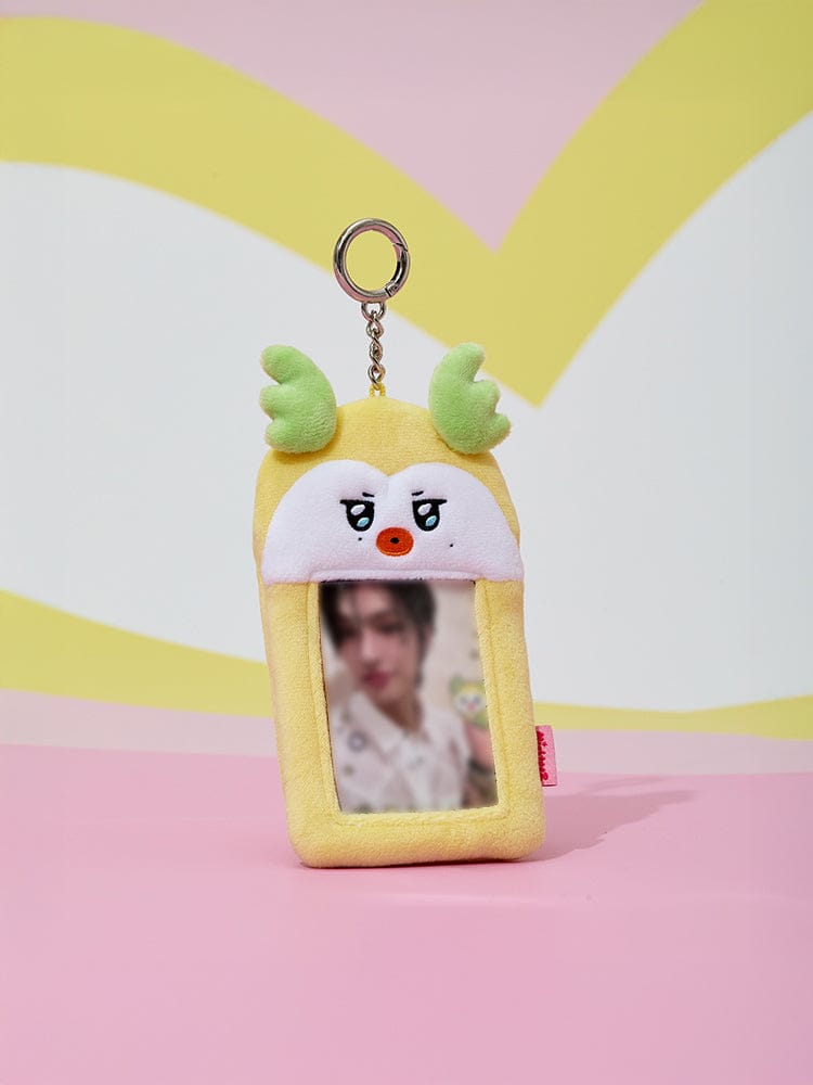 (One) ATEEZ MIGHTEEZ - Photo Card Holder Plush Keyring | أتيز مايتيز - كيرينج حامل بطاقة الصور بلاش