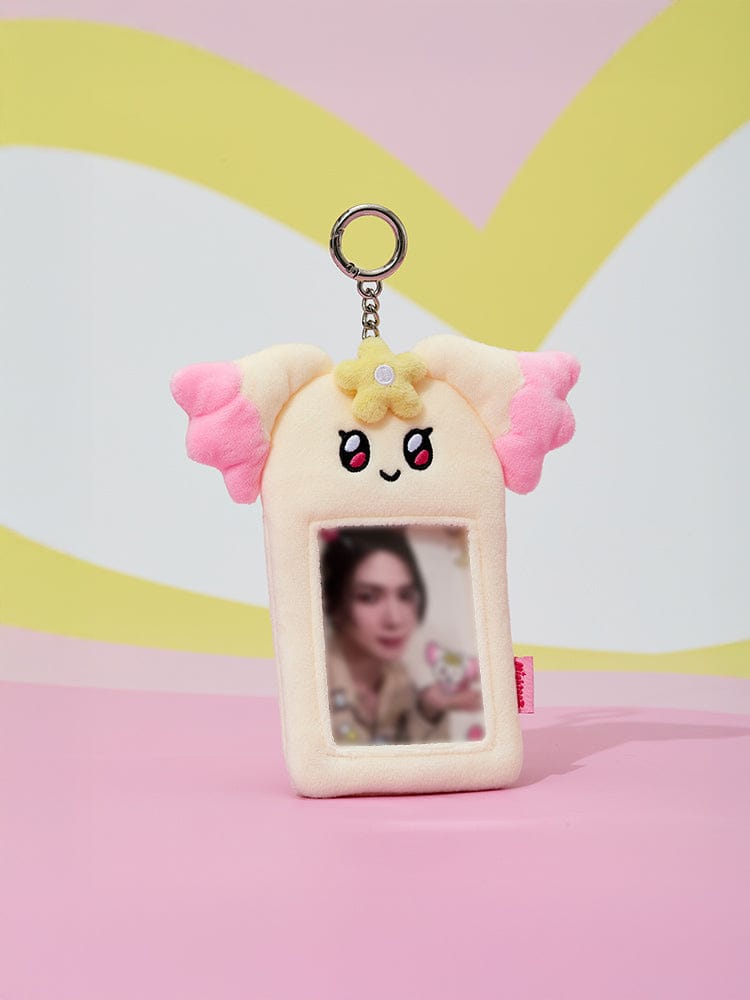 (One) ATEEZ MIGHTEEZ - Photo Card Holder Plush Keyring | أتيز مايتيز - كيرينج حامل بطاقة الصور بلاش