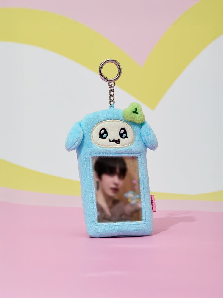 (One) ATEEZ MIGHTEEZ - Photo Card Holder Plush Keyring | أتيز مايتيز - كيرينج حامل بطاقة الصور بلاش