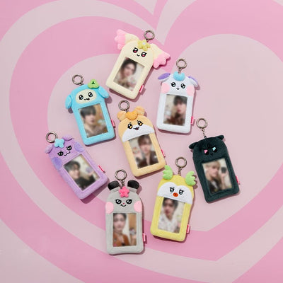 [ATEEZ|أتيز] (One) ATEEZ MIGHTEEZ - Photo Card Holder Plush Keyring | أتيز مايتيز - كيرينج حامل بطاقة الصور بلاش