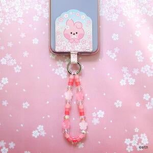 (ONE) BT21 Phone Tag Holder [Cherry Blossom]