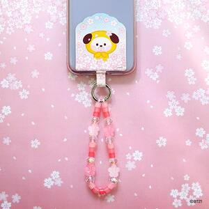 (ONE) BT21 - Phone Tag Holder [Cherry Blossom]