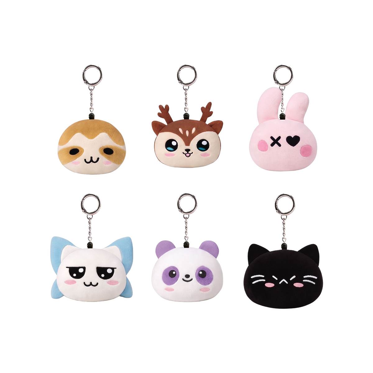 [BABYMONSTER|بيبي مونستر] {Kpop} (One) BABYMONSTER - Character Plush Keyring 13x11x6 cm (CHOOM World Tour) | بيبي مونستر - ميدالية دمية قطيفة 13×11×6 سم
