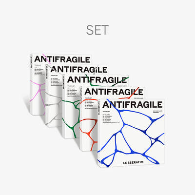 [LE SSERAFIM|لو سيرافيم] {Kpop} (SET) LE SSERAFIM - 2nd Mini Album 'ANTIFRAGILE' (COMPACT Ver.) Set