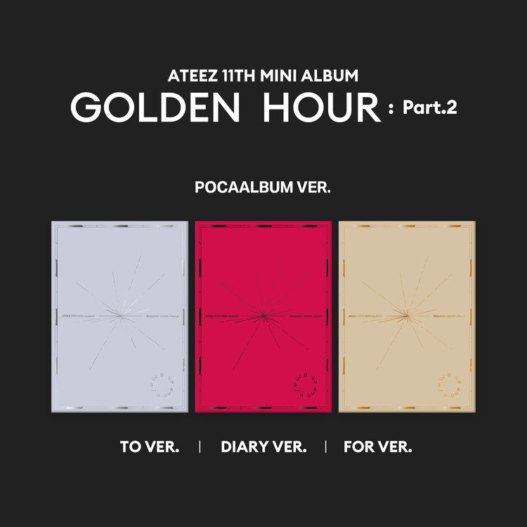 (SET ) ATEEZ - 【GOLDEN HOUR : Part.2】 [POCAALBUM VER.]