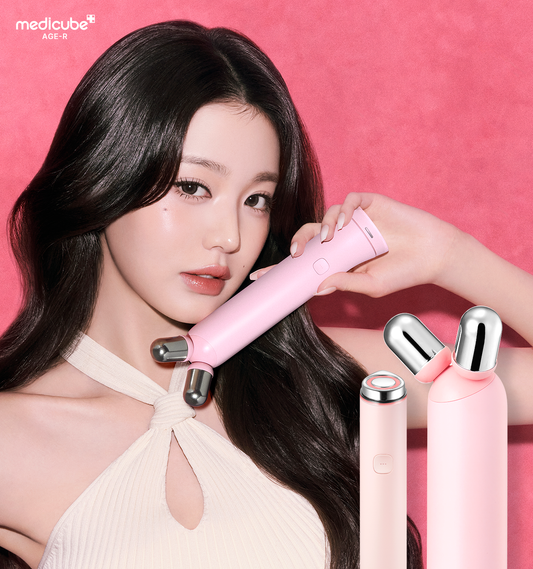 [Device | جهاز] (SET) Medicube AGE-R Booster V Roller (Mini Plus + V Roller Head) | ميديكيوب إيج-آر بوستر في رولر (ميني بلس + رأس في رولر)