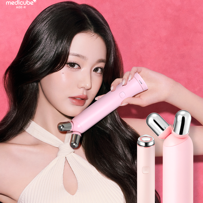 [Device | جهاز] (SET) Medicube AGE-R Booster V Roller (Mini Plus + V Roller Head) | ميديكيوب إيج-آر بوستر في رولر (ميني بلس + رأس في رولر)