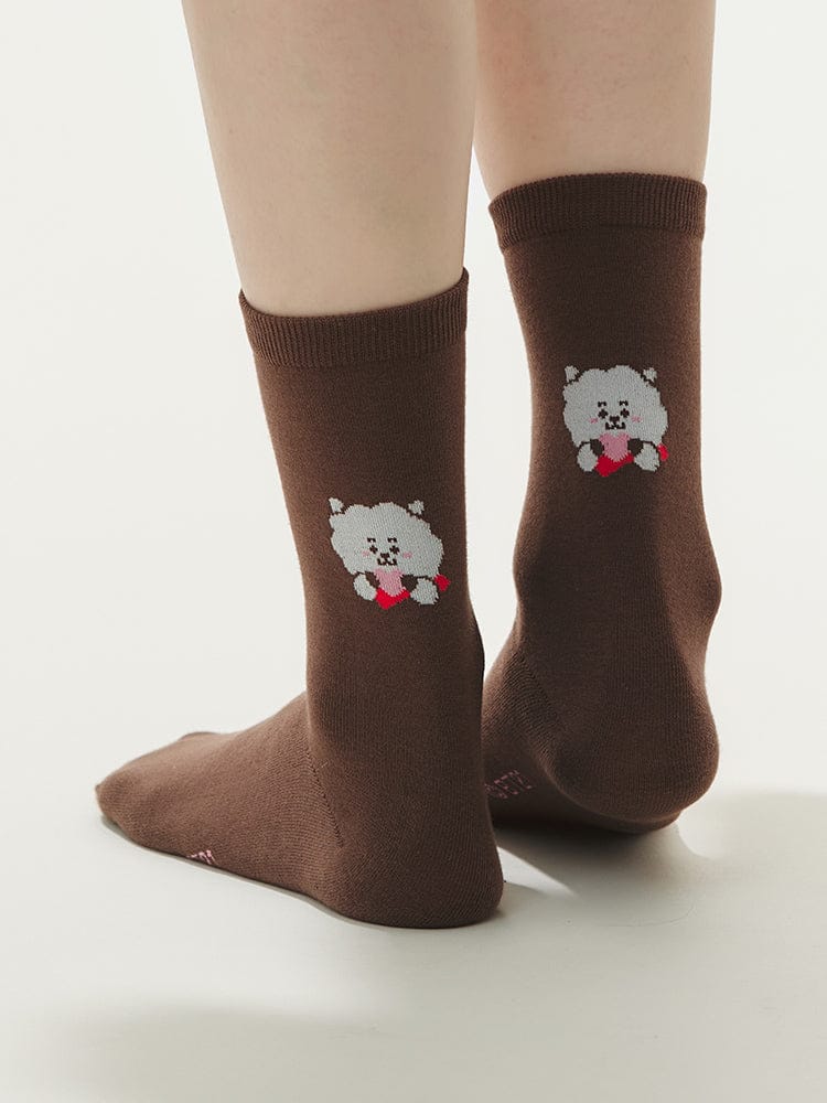 (One) BT21 - Basic Socks 2025 F/W | بي تي 21 - جوارب بيسك 2025 خريف/شتاء