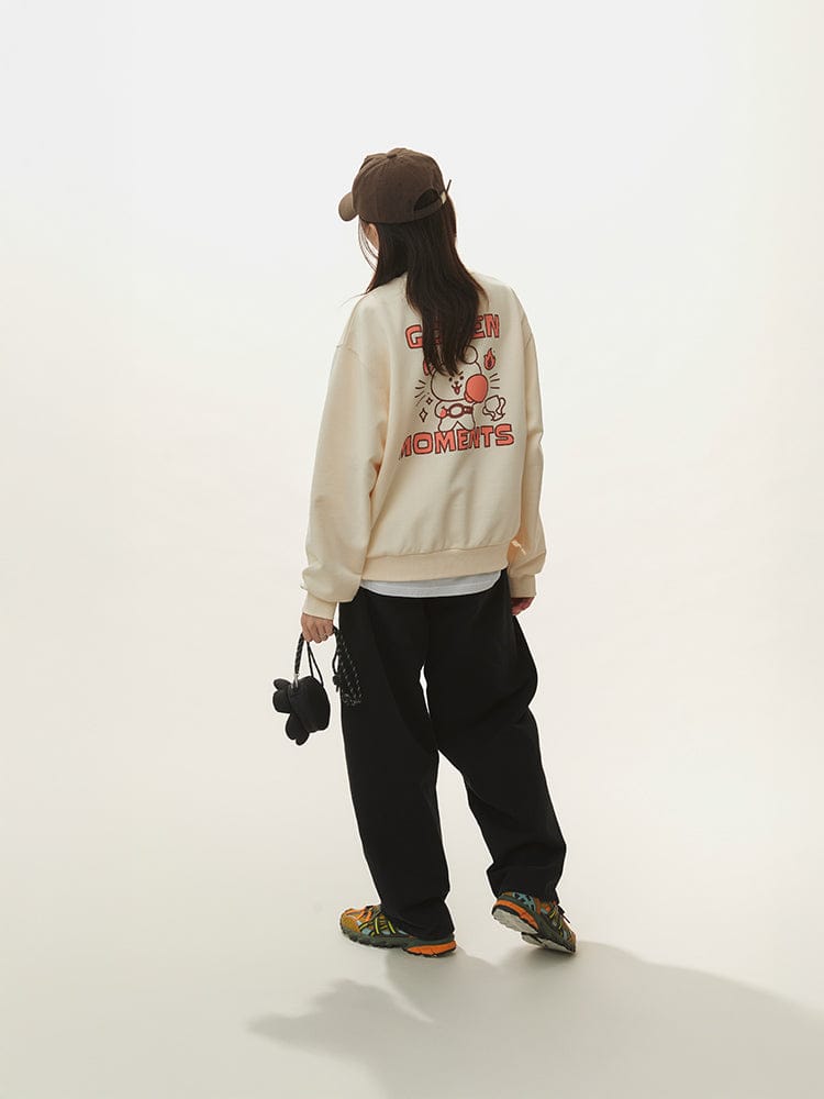 (One) BT21 - COOKY Basic Sweatshirt 2025 F/W | بي تي 21 - سويت شيرت كوكي بيسك 2025 خريف/شتاء