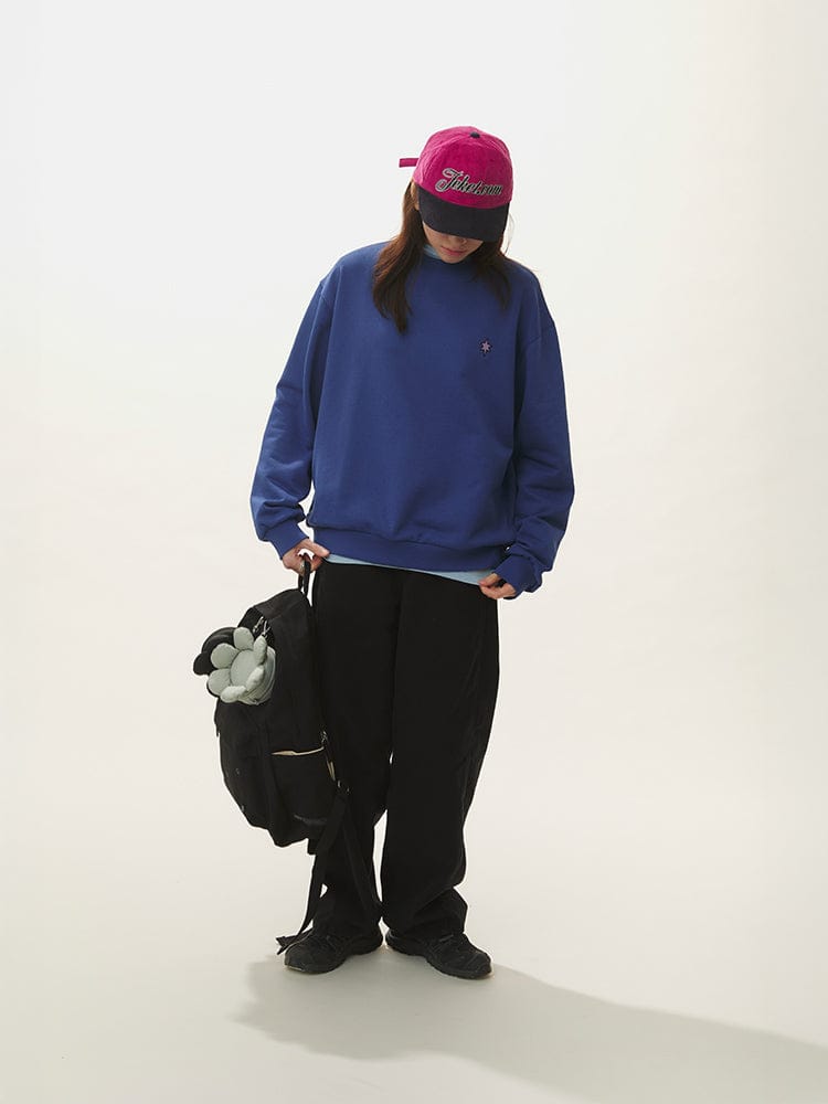 (One) BT21 - TATA Basic Sweatshirt 2025 F/W | بي تي 21 - سويت شيرت تاتا بيسك 2025 خريف/شتاء
