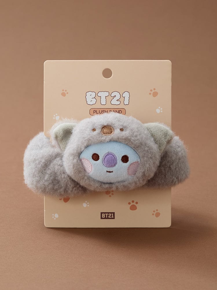 (One) BT21 - Baby More Fluffy Face Plush Band | بي تي 21 - عصابة رأس بلاش وجه بيبي مورفلافي