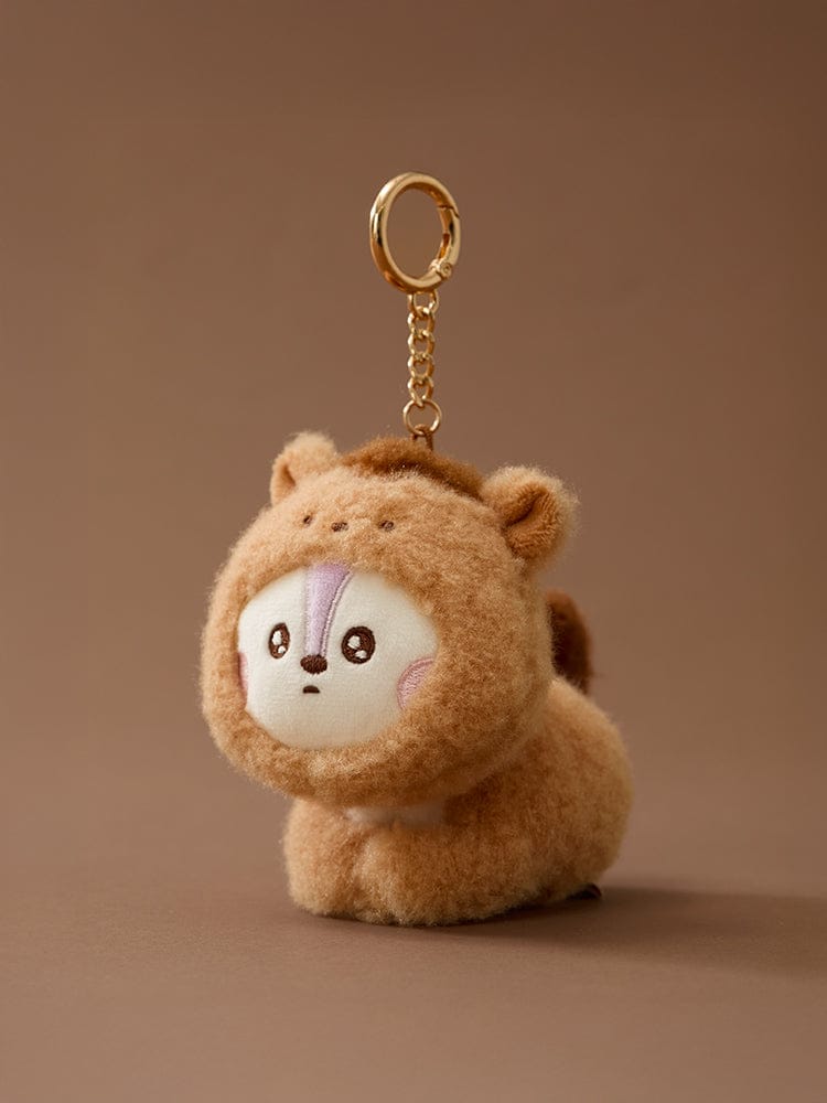 (One) BT21 - Baby More Fluffy Plush Keyring | بي تي 21 - كيرينج دمية بيبي مورفلافي