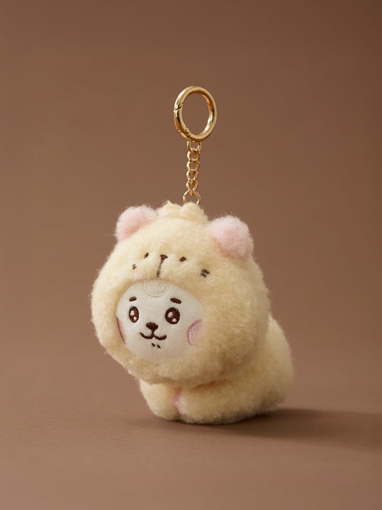 (One) BT21 - Baby More Fluffy Plush Keyring | بي تي 21 - كيرينج دمية بيبي مورفلافي