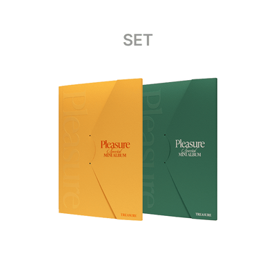 [TREASURE|تريجير] (SET) TREASURE - SPECIAL MINI ALBUM [PLEASURE] [YELLOW & GREEN VER.] Set