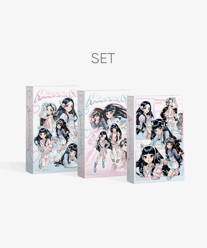 [NEWJEANS|نيوجينز] {Kpop} (SET) NewJeans - 2nd EP 'Get Up' Weverse Albums ver. (Set)