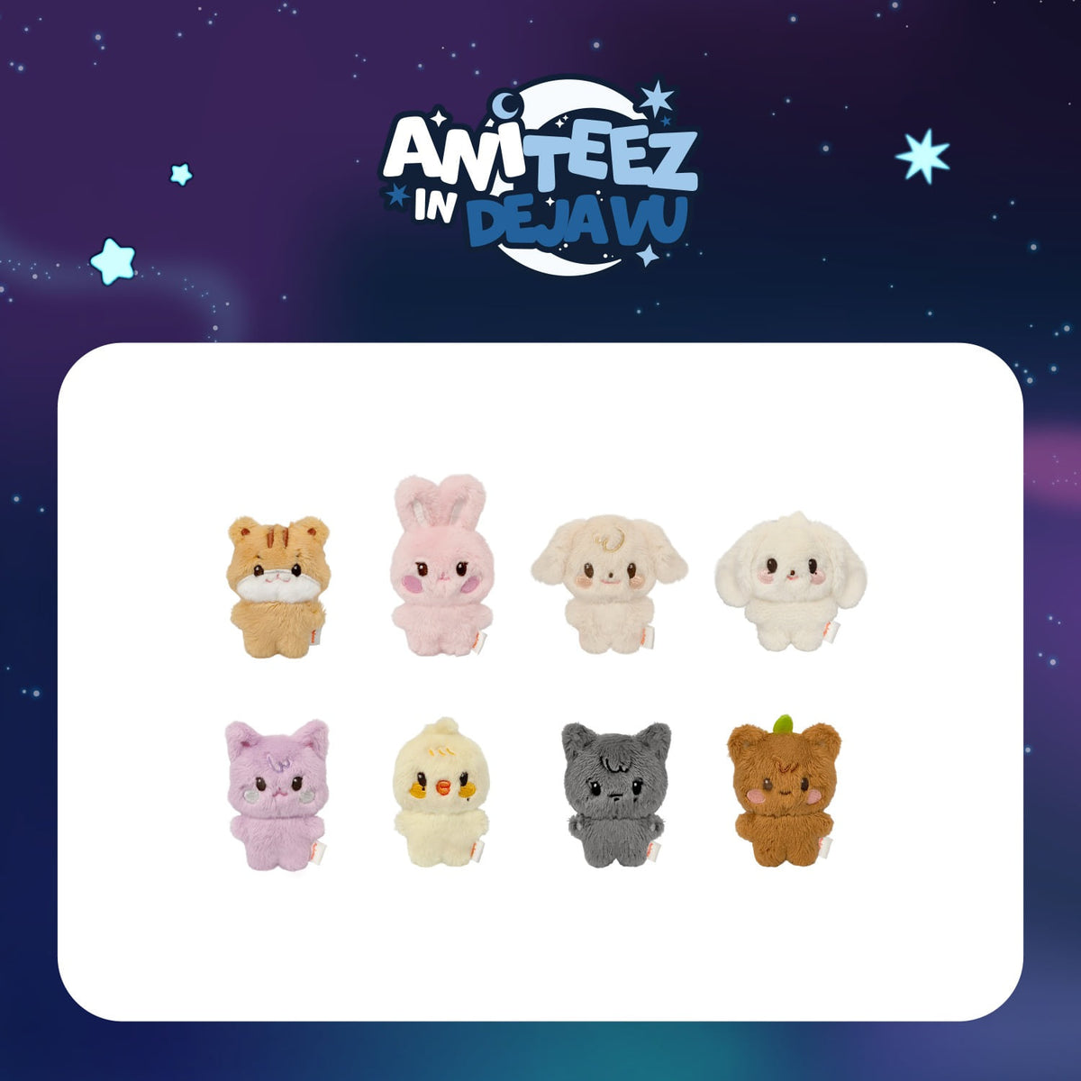 [ATEEZ|أتيز] (One) ATEEZ - ANITEEZ Tiny Mini Doll (Pop-up [ANITEEZ IN DEJA VU]) | أتيز - دمية أنيتيز الصغيرة (متجر ANITEEZ IN DEJA VU المؤقت)