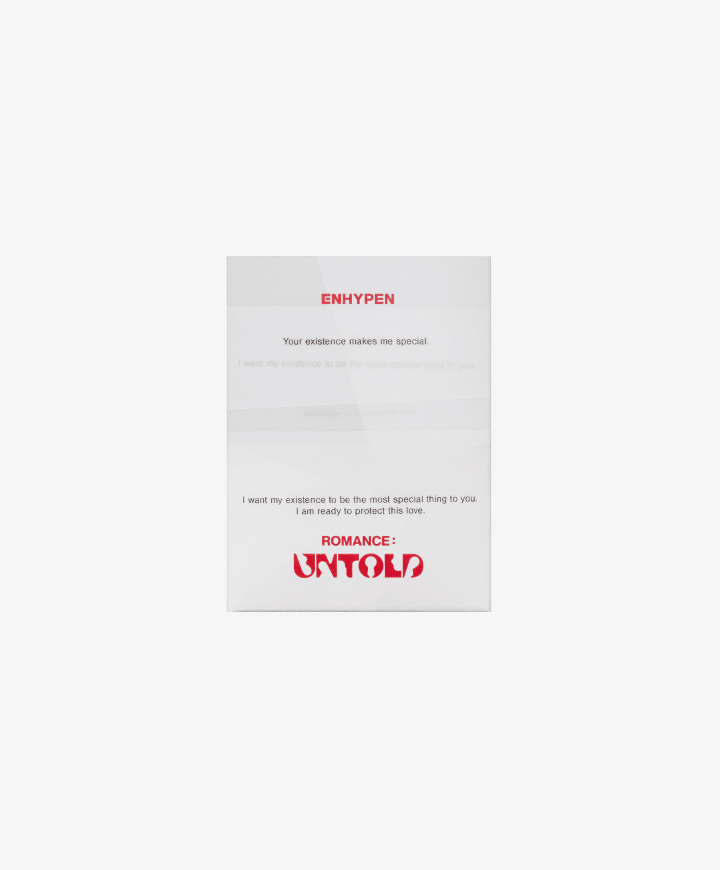 [ENHYPEN|انهايبن] (ONE) ENHYPEN - ROMANCE : UNTOLD (Weverse Albums ver.)